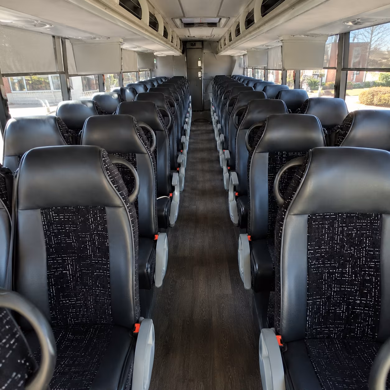 columbia charter bus services inside