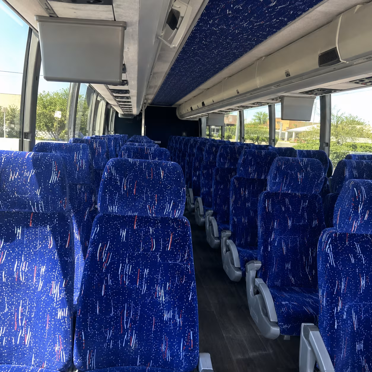 columbia concert transportation onboard seating