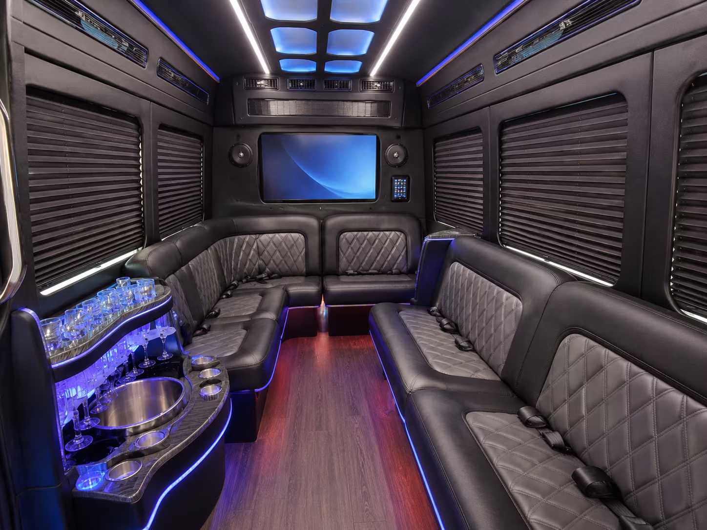 columbia employee transportation onboard seating
