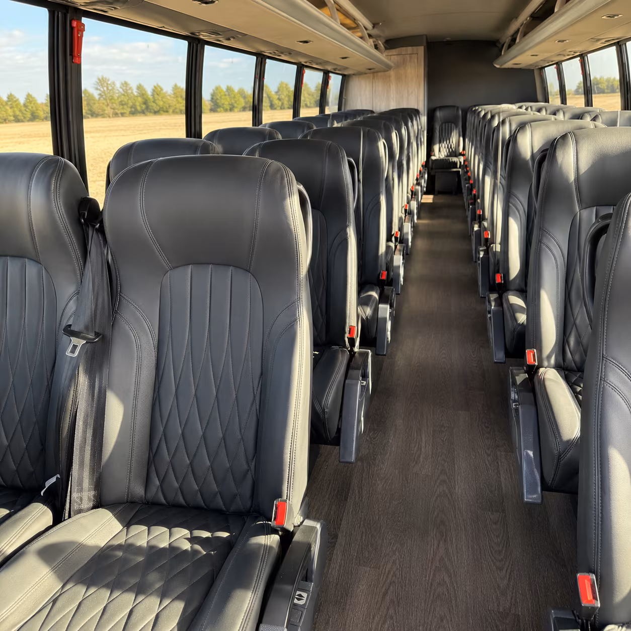 columbia wedding transportation onboard seating