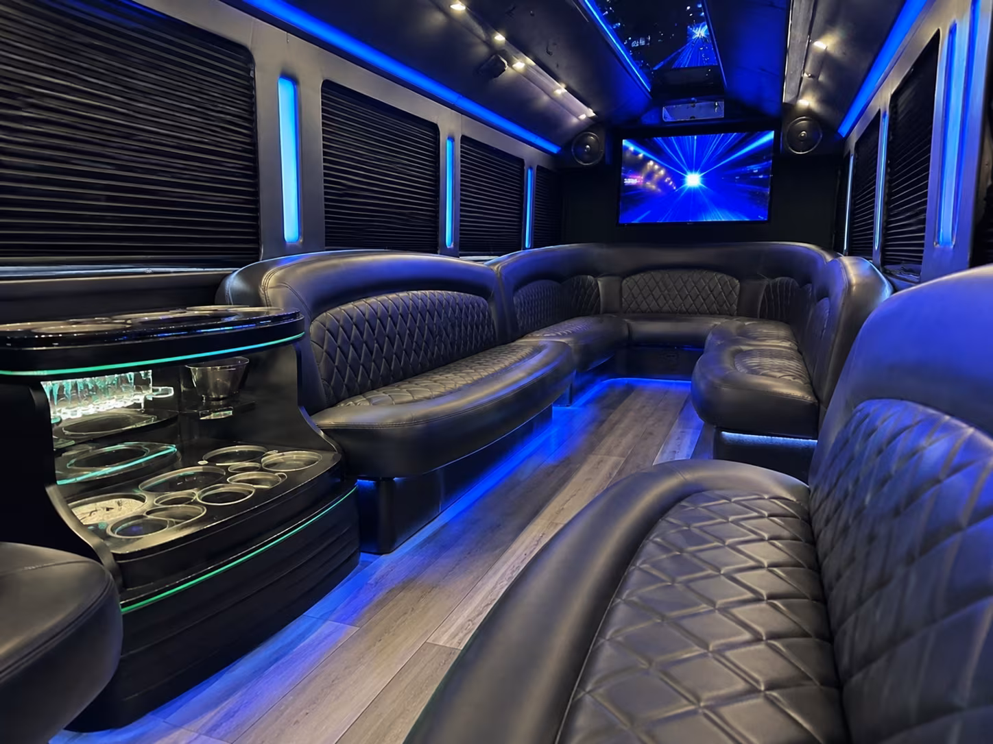 party buses for vista and five points concert nights